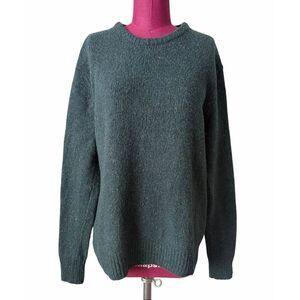 Madewell Sweater Crewneck Merino Wool Alpaca Blend Green size Large